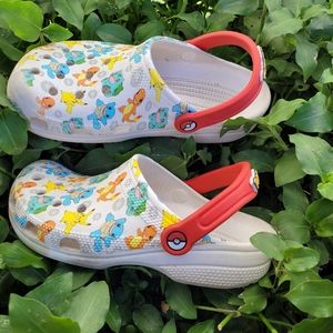 Pokemon CROCS slip on sandals size 5
